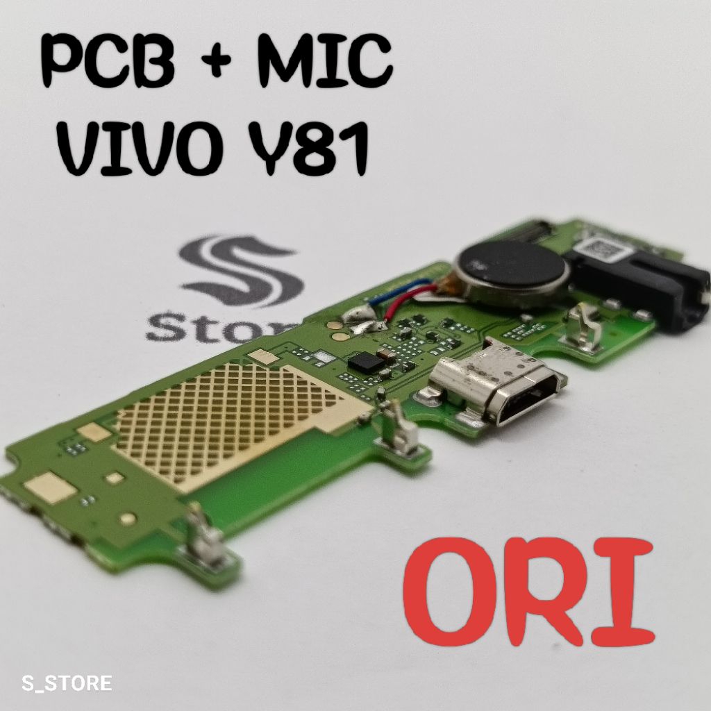 CONNECTOR CHARGER VIVO Y81 ORI PAPAN KONEKTOR CAS PCB BOARD VIVO Y81 ORI + IC