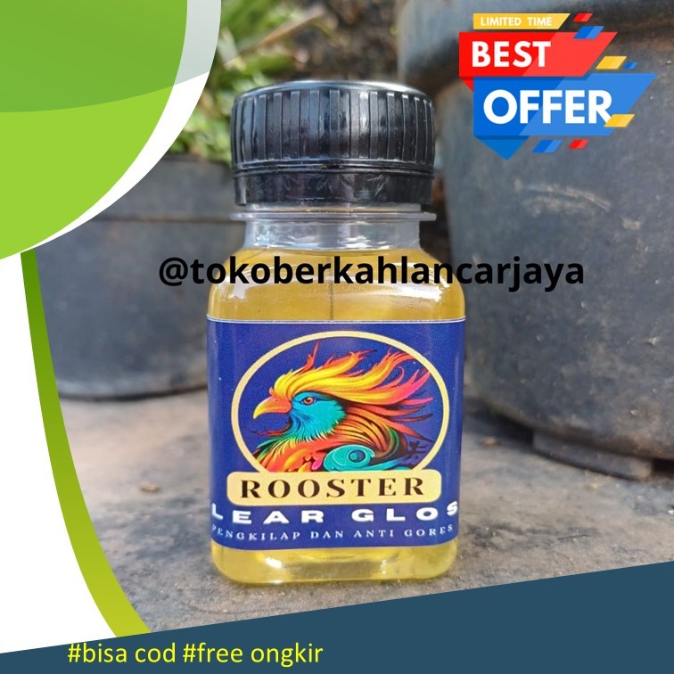 (OLES) 50 ML CLEAR GLOSS MENAMBAH GLOSSY MOBIL MOTOR DAN PELAPIS CAT ANTI GORES