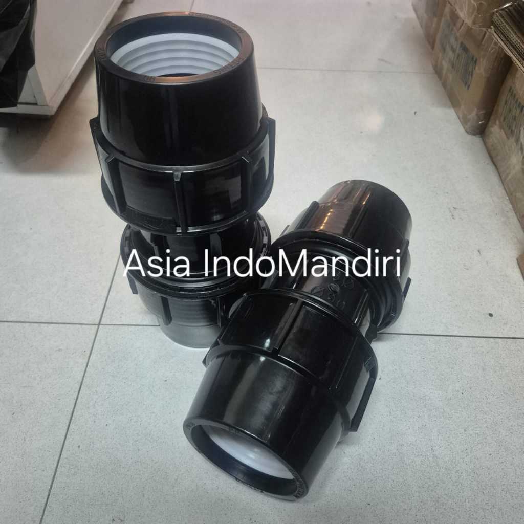 Socket Pipa HDPE 2" inch Coupler Socket / Straight Coupler 63mm