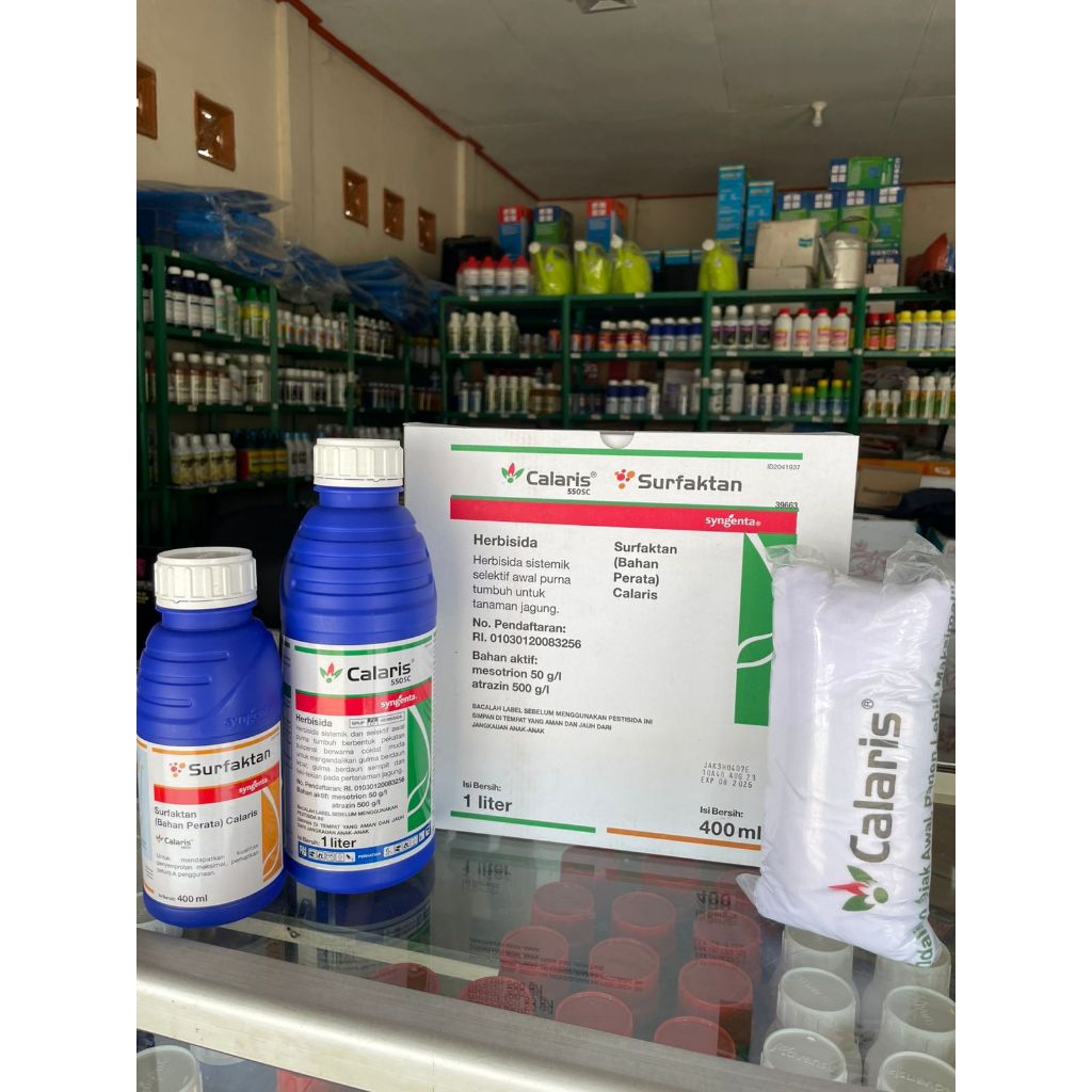 HERBISIDA CALARIS 1 LITER + SURFAKTAN 400ML "GRATIS KAOS"