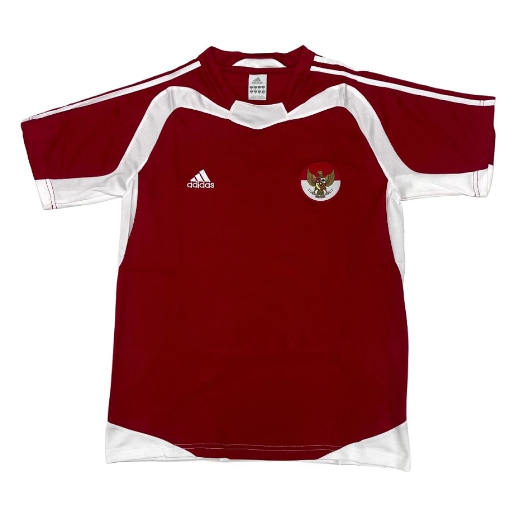 (SIZE S M L XL) jersey bola timnas indonesia home 2004