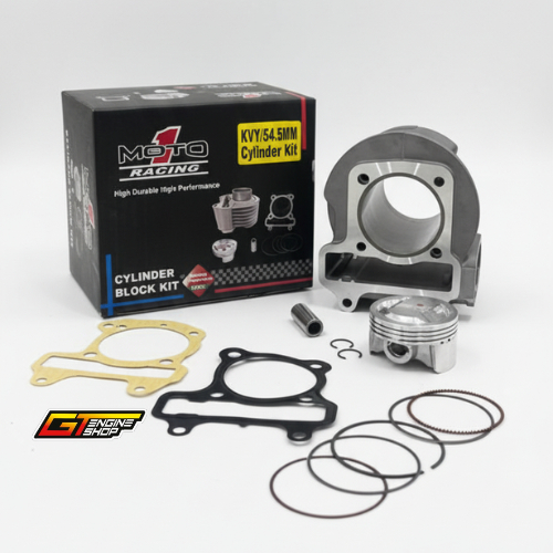 BLOK SEHER BEAT KARBU SCOOPY KARBU 54,5MM MOTO 1 RACING BLOK PISTON BLOK SEHER BORE UP BEAT KARBU 54