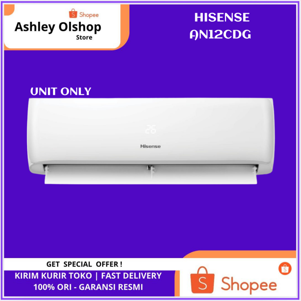AC Split 1.5PK Murah AC Hisense 1.5 PK AN12CDG Hisense AN 12 CDG 1.5PK