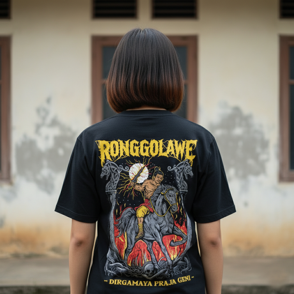 Kaos Ronggolawe original dakon graphics - Tshirt Ronggolawe dirgamaya prajageni