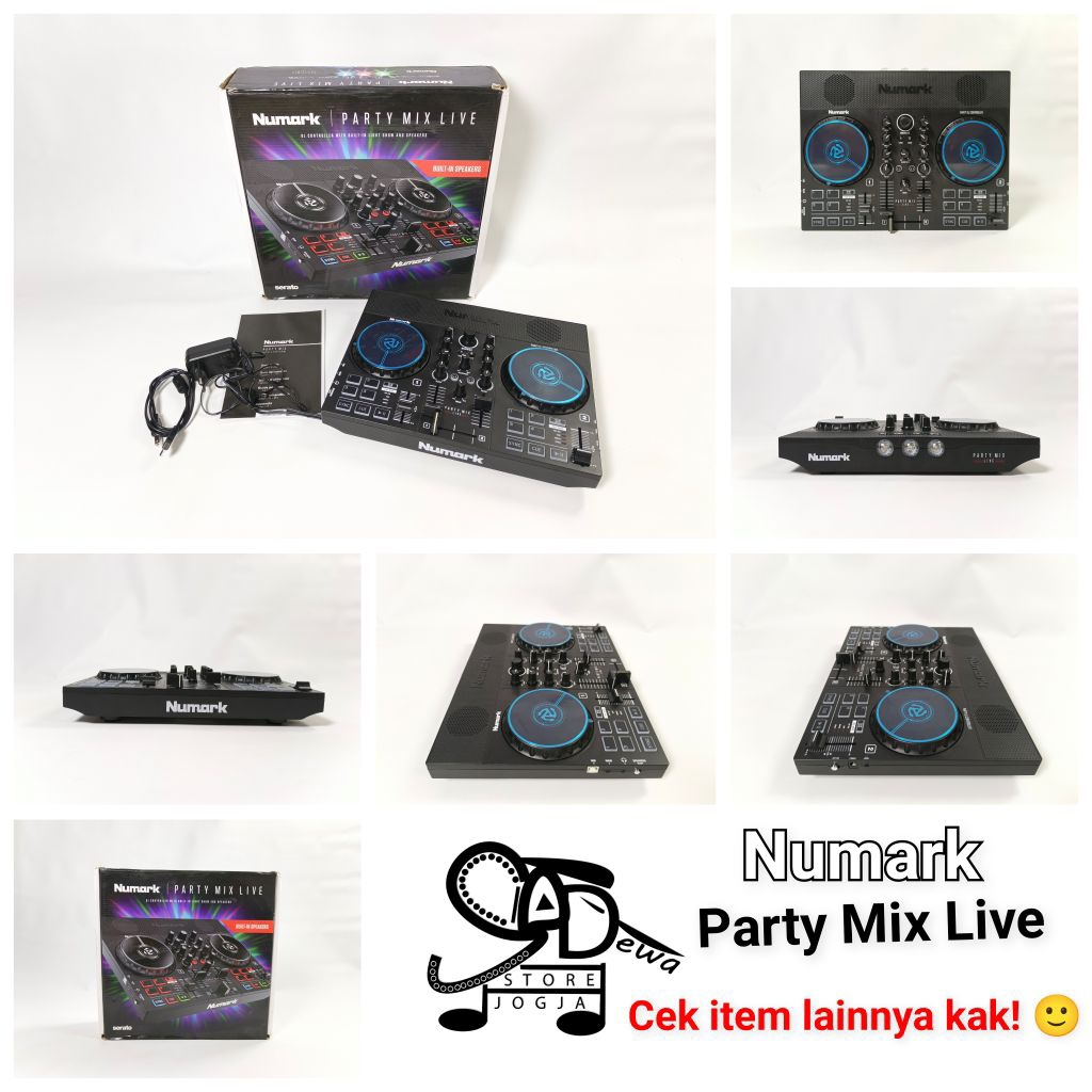 NUMARK PARTY MIX LIVE DJ CONTROLLER CONTROLER DISC JOCKEY bkn mk2 mkii bekas preloved 2nd second sek
