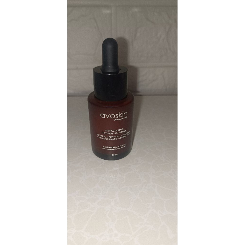preloved Ampoule Avoskin Miraculous Retinol 30ml -Anti Aging & Samarkan Kerutan