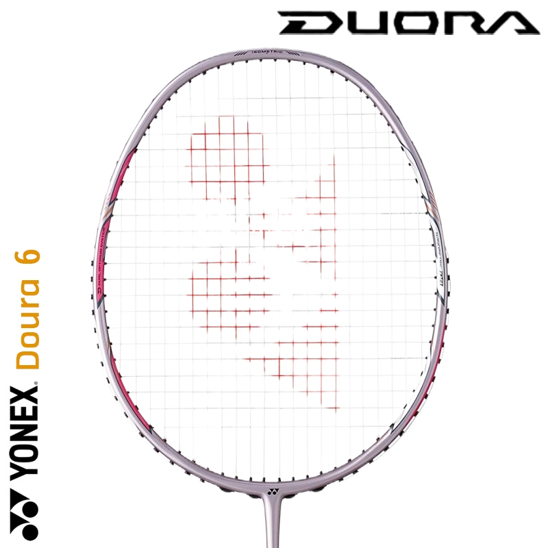 Bulu tangkis Racket Badminton DUORA 6 Full Carbon Single YY 4U 26-30Lbs 83g