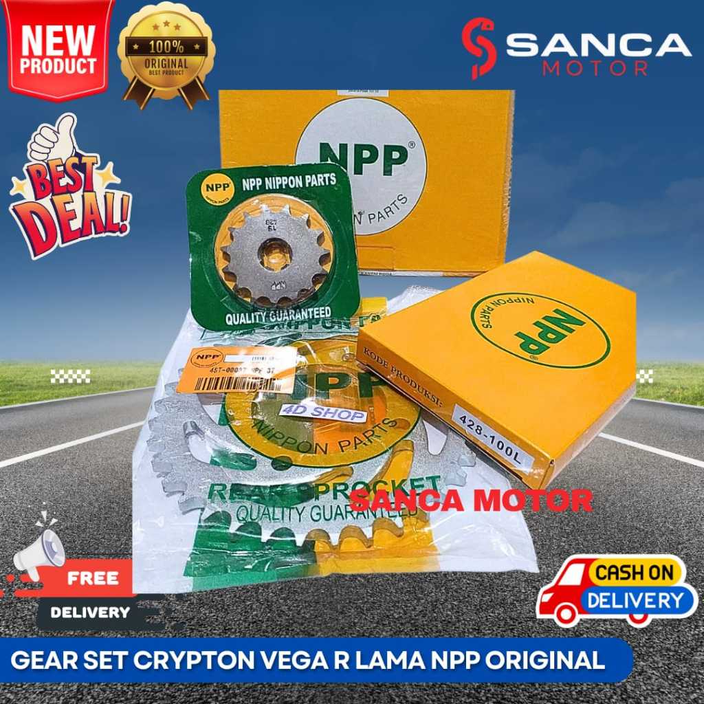 GEAR GER SET CRYPTON VEGA R LAMA ORIGINAL NPP PREMIUM