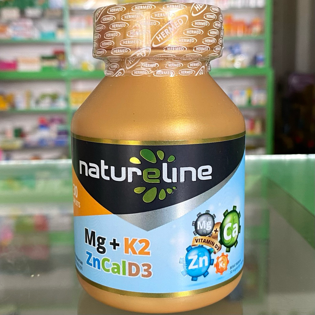 Natureline Mg + K2 ZnCalD3 30 Caplets