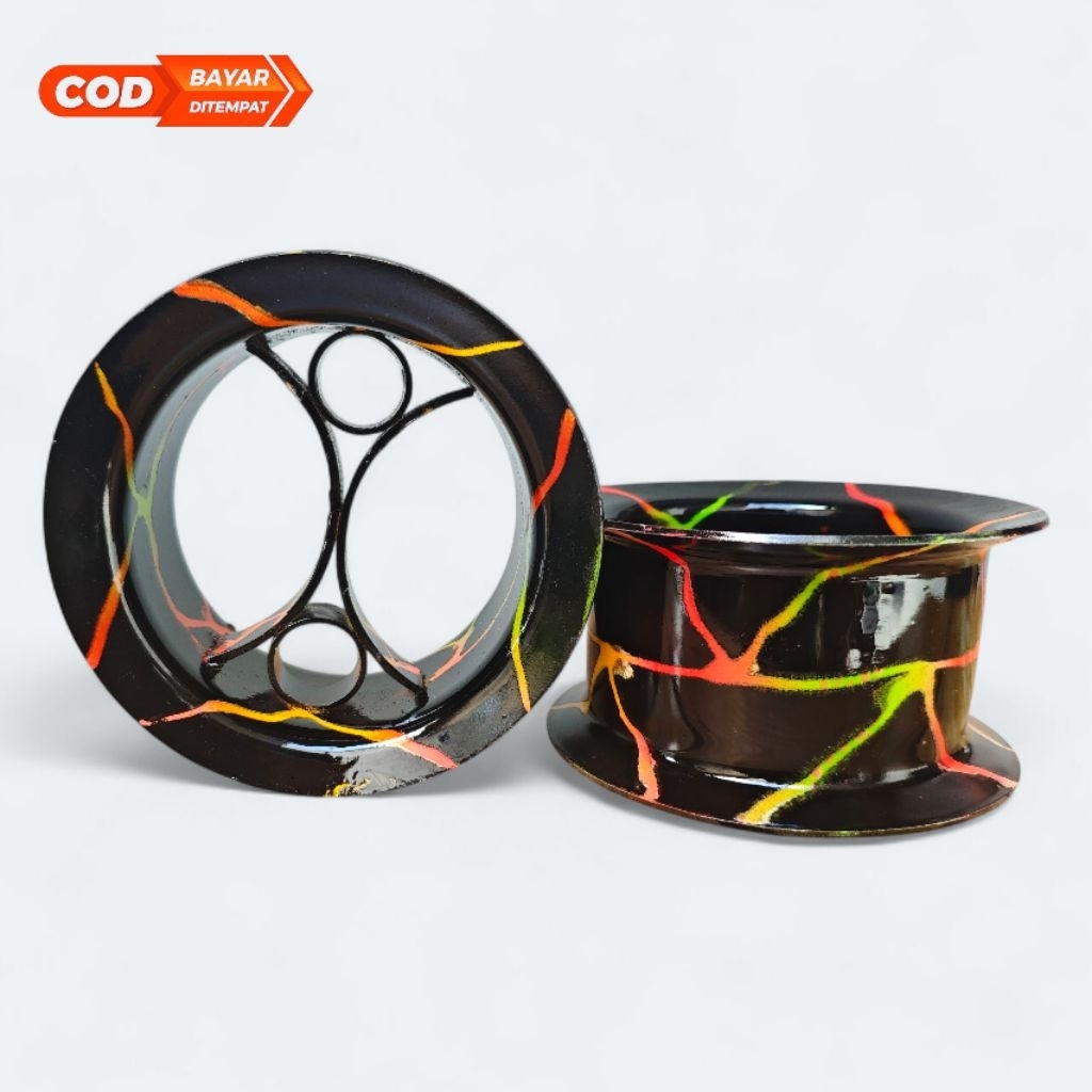 Bladu Gulungan Layangan Motif 3inch Racing Model 2 Lubang