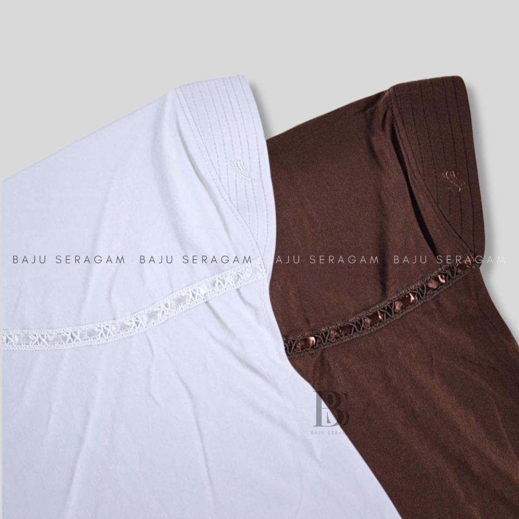 Kerudung Hijab Anak Sekolah Model Serut SD SMP Model Rabbani