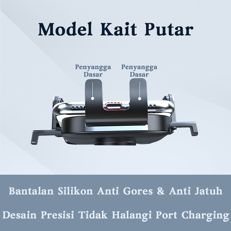 CUCI GUDANG [COD]Holder HP Mobil untuk Lubang Udara, Stand HP Navigasi Mobil Universal - Desain
