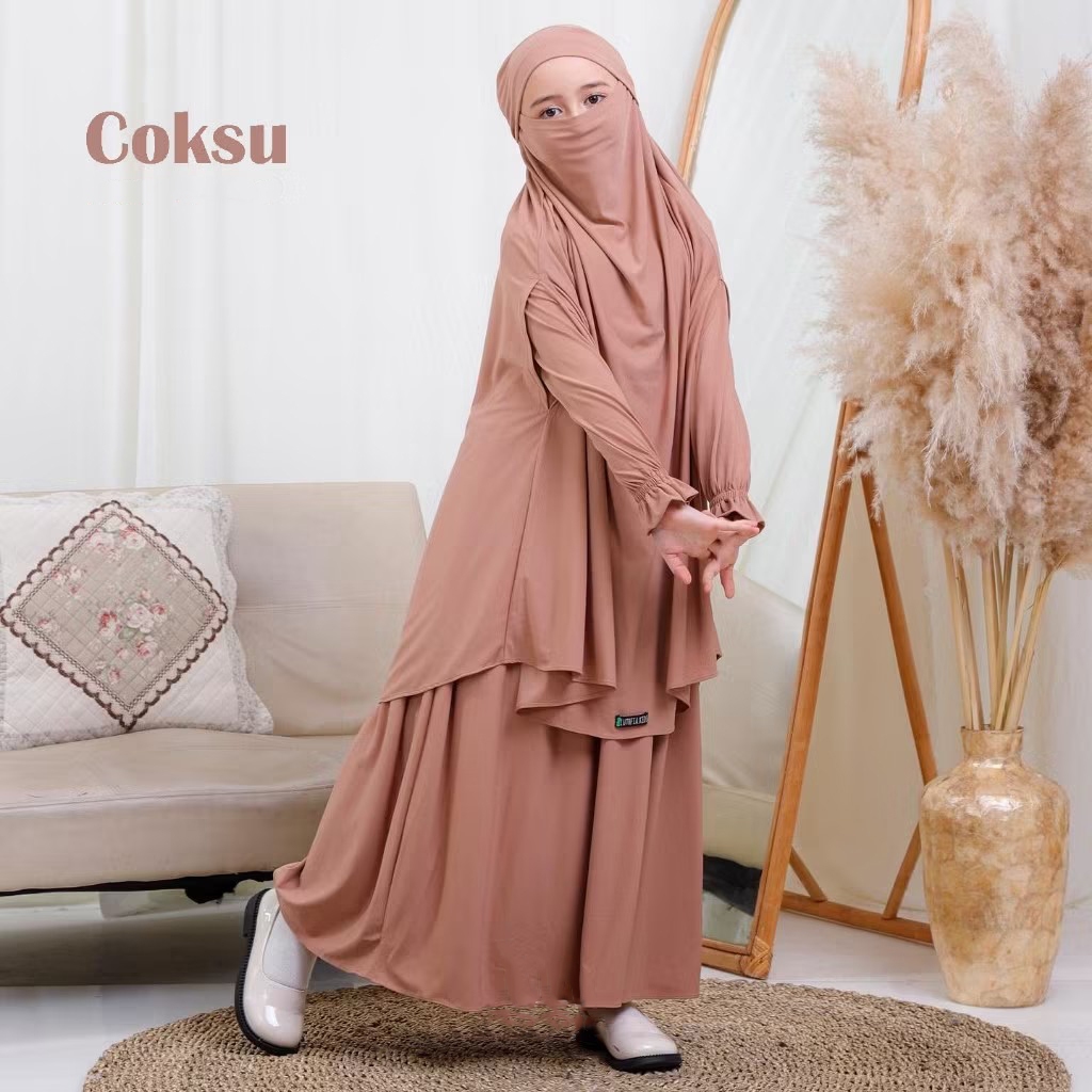 Gamis Set Anak Kids Perempuan Usia 3-14 Tahun Turki Arabian Style