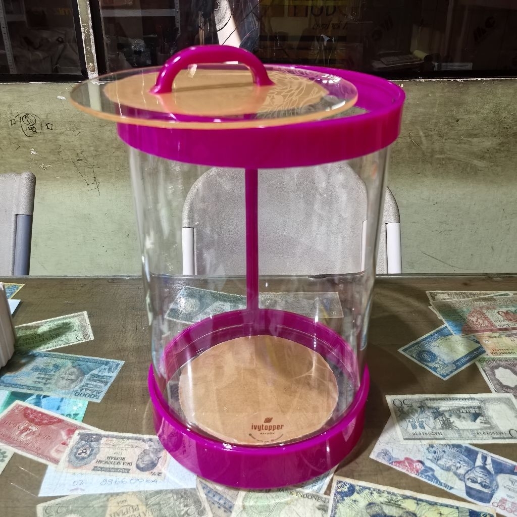 Tabung Minuman Es Buah 10 liter D22 T35 Aquarium Acrylic