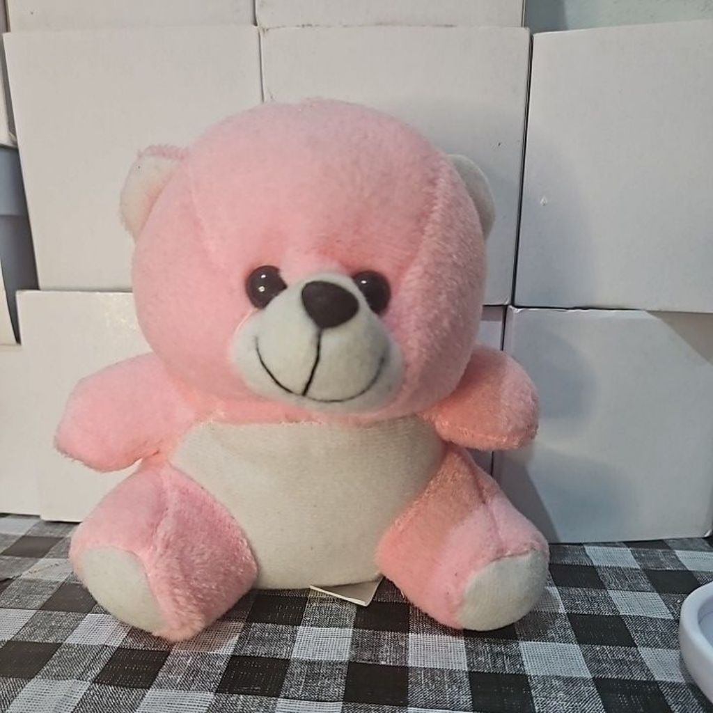 BONEKA MINI BEAR/BERUANG PINK
