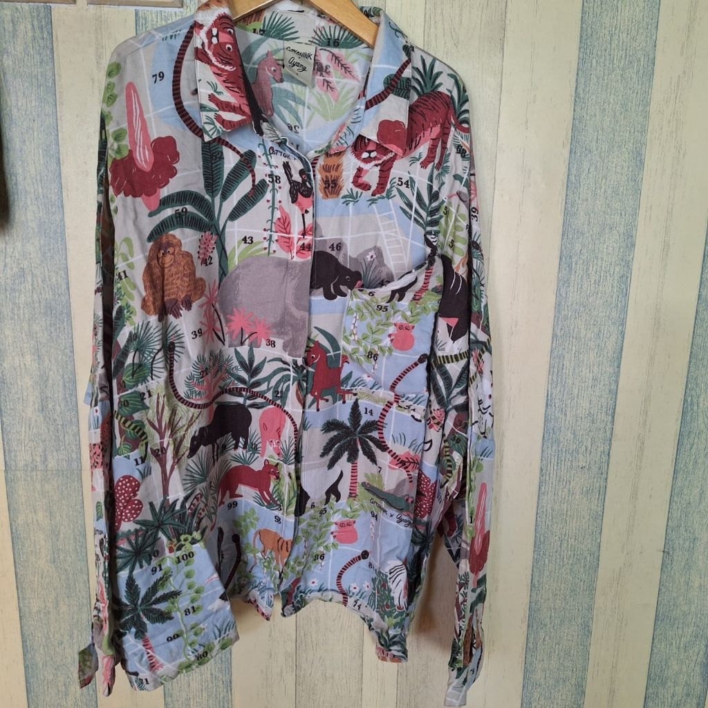 cottonink X ayang kemeja top preloved no nadjani, ria miranda, calla the label, rurik