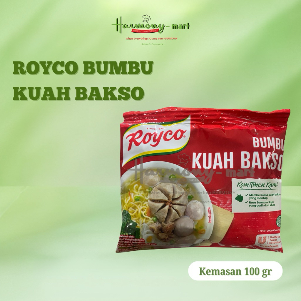 ROYCO Bumbu Kuah Bakso - Bumbu Instan Kuah Bakso - 100g