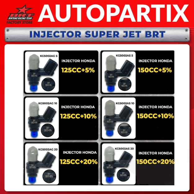 INJEKTOR BRT SONIC SUPRA GTR CBR CB VESPA CRF 150 250 INJECTOR RACING BRT 125CC 150CC 125 150 CC