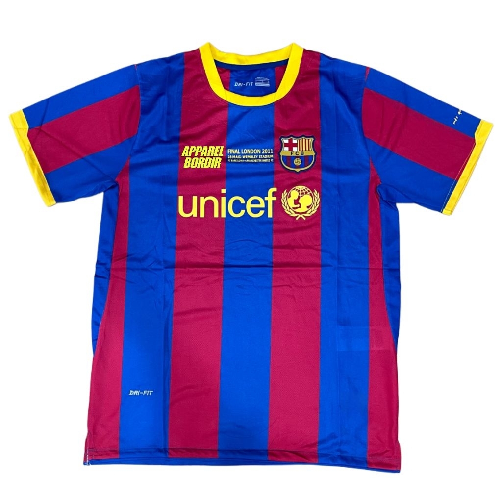 Jersey Retro Barcelona Home 2010 2011 Final London Vintage