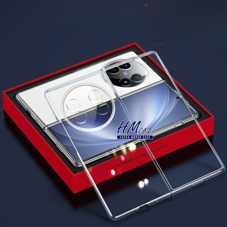 Case Vivo X Fold 5 Vivo X Fold 3 Pro Clear Case Acrylic HardCase Ultra Thin Bening Vivo X Fold 5 Viv