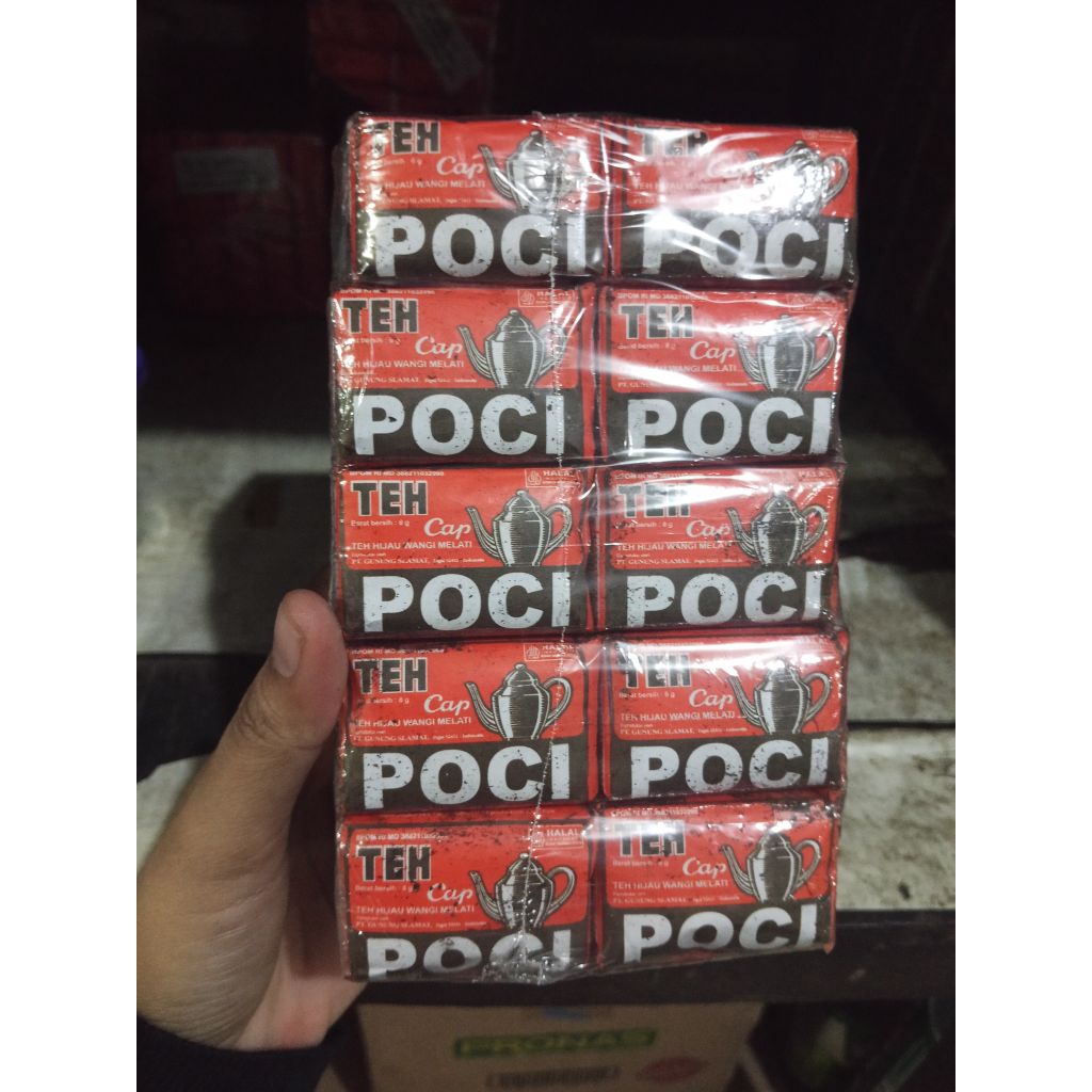 Teh Cap Poci Tubruk Teh Awur 8gr x 50pcs | Teh Tubruk Cap Poci