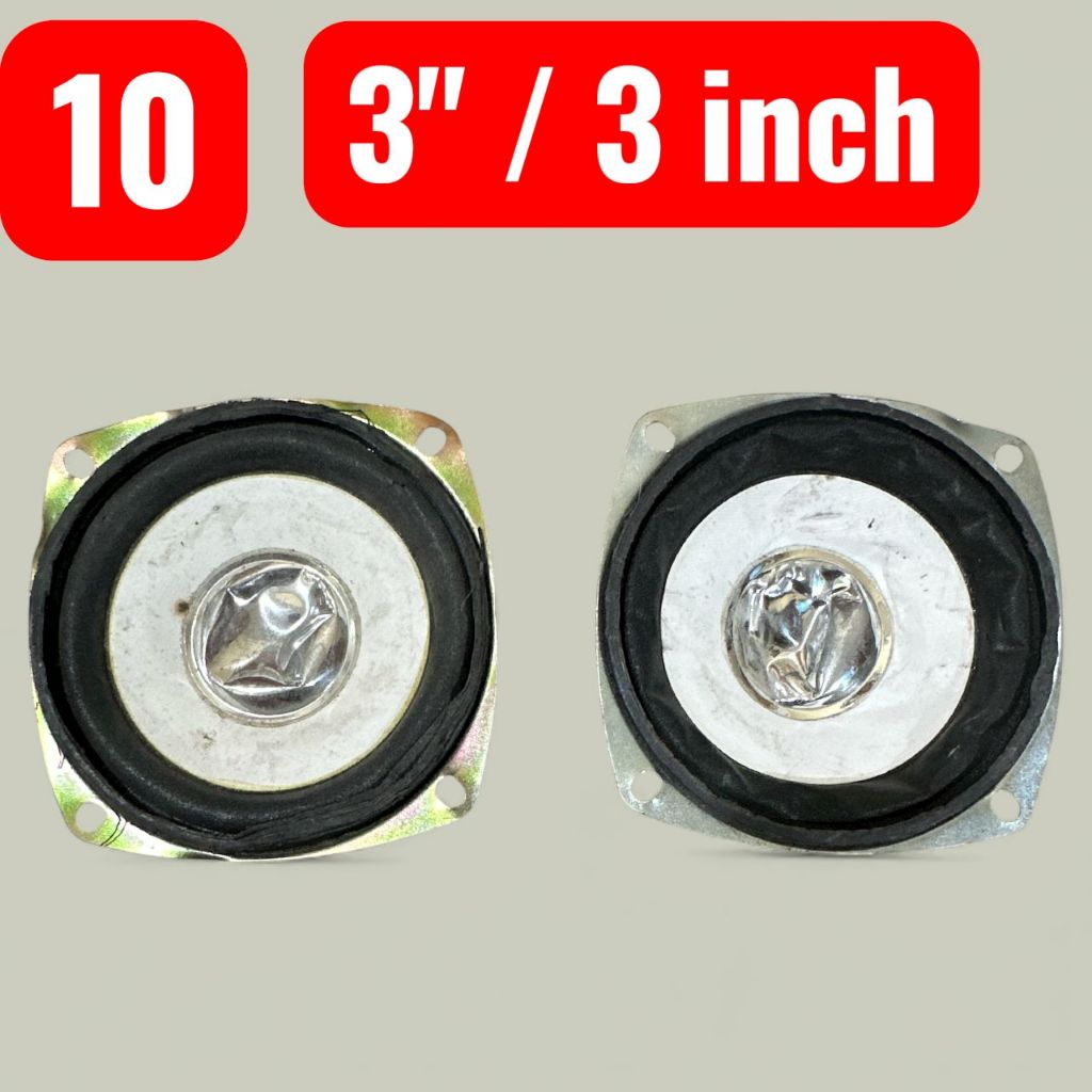 SPEAKER COPOTAN 3" 3IN 3INCH 2 OHM 5 WATT DENGAN DUDUKAN BAUT SPEAKER DIY SPAREPART SPEAKER 3INCH 10