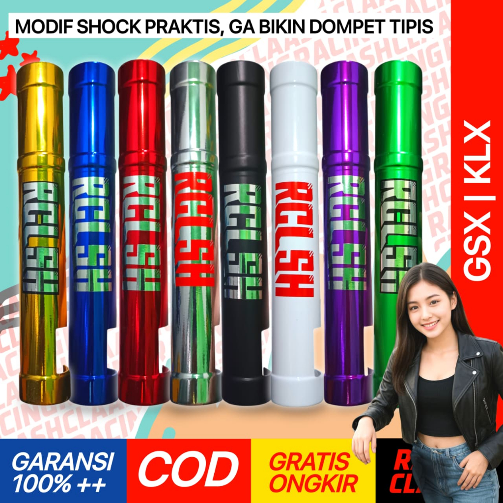 Racing Claash Cover Shock Depan Gsx Klx Cover Shockbreaker Sok GSX KLX 150 R S Tele New Old