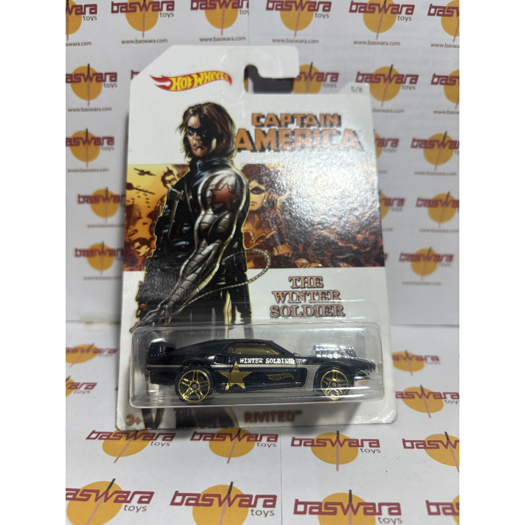 Hotwheels Captain America The Winter Soldier Rivited