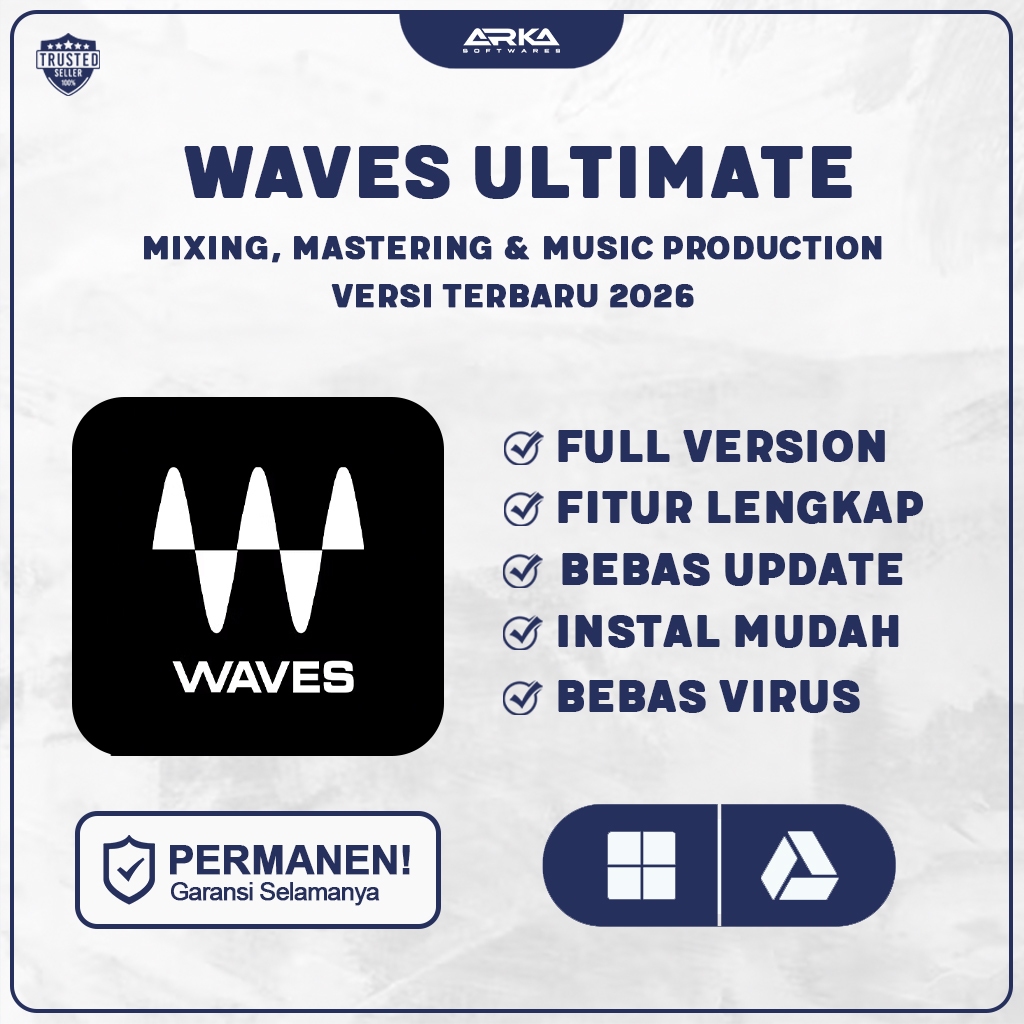 Waves Ultimate 16 Complete Plugin Full Version Original Lifetime | Bundle Mixing & Mastering Plugin 