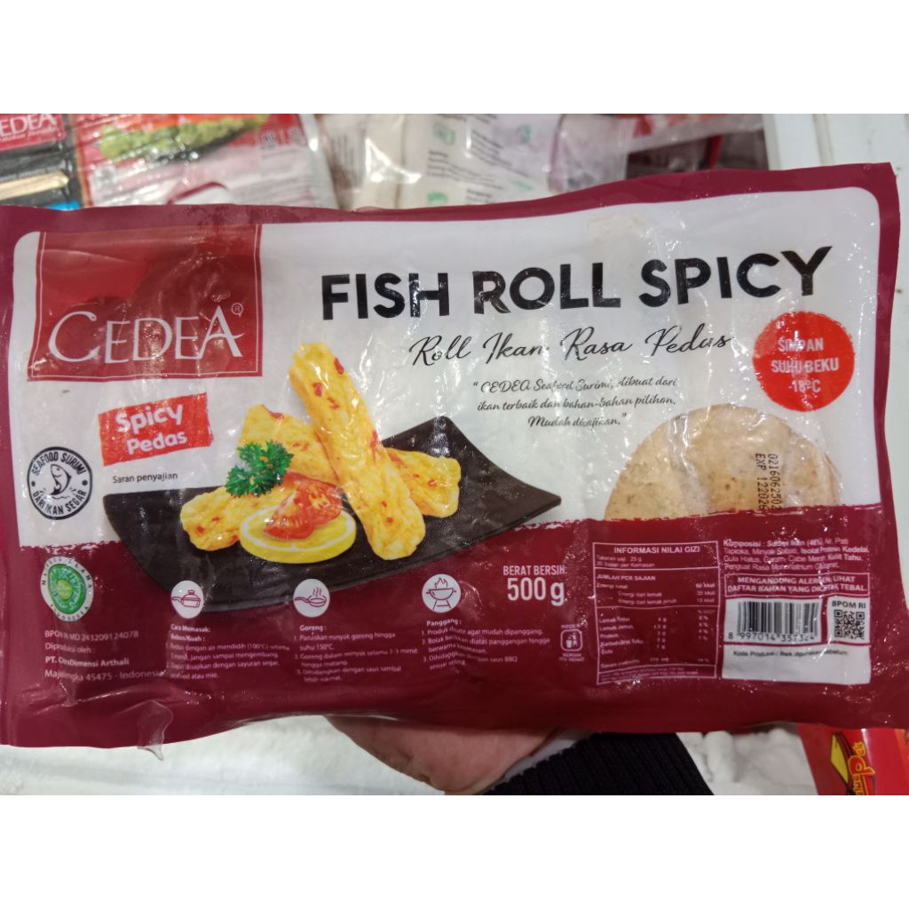 Fish roll spicy cedea