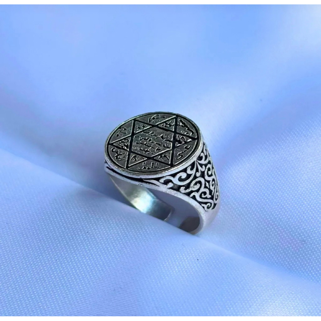 Cincin Akik King Sulaiman Bahan Titanium ORIGINAL Turkey