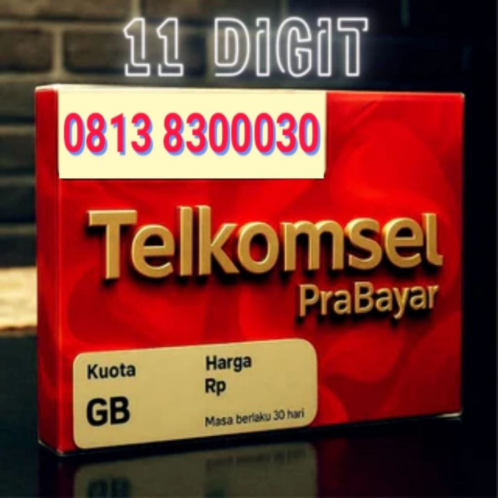 Nomor Cantik Simpati 11 digit Kartu Prabayar