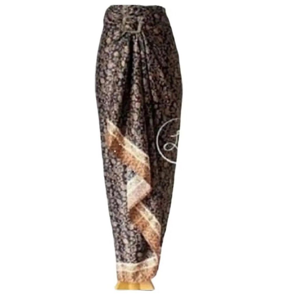 Rok Batik Wanita Bawahan Kebaya Model Kain Lilit Bahan Semi Sutra Silky Motif 001