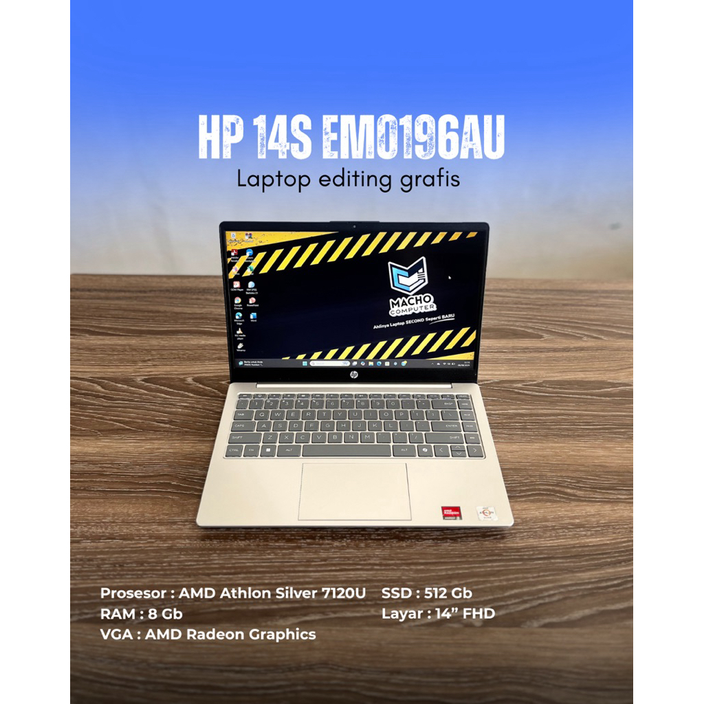 HP 14 em0196AU AMD Athlon Silver 7120U