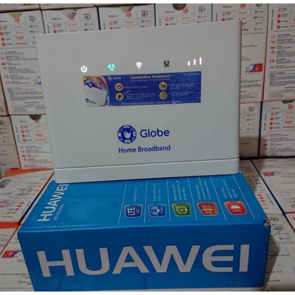 Wifi Router 4G Huawei B315s-936 UNLOCK Fullmod Dark All Operator 4G LTE Band 1'3'40 Router & Adaptor
