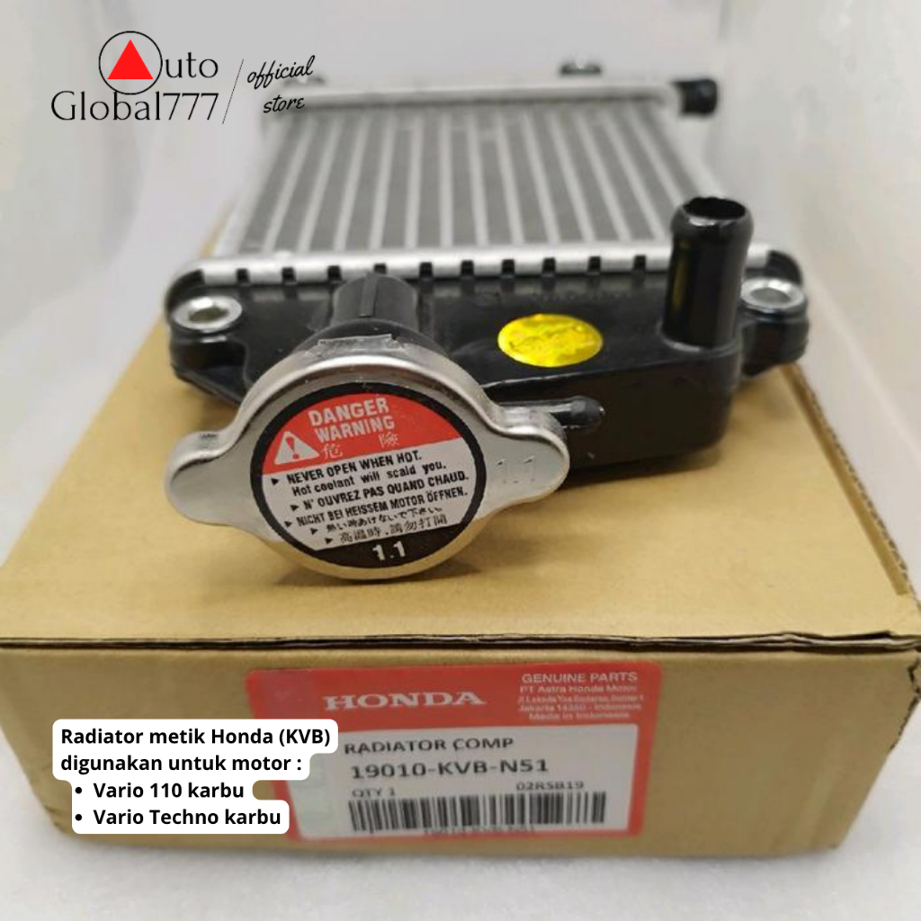 Radiator Vario 110 karbu Radiator Vario 110 Techno KVB