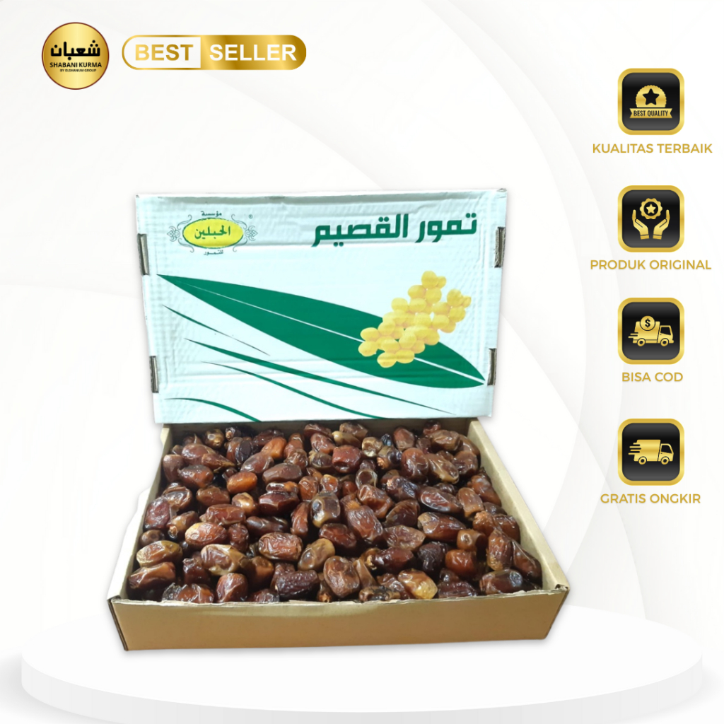 Kurma Elshanum 3kg / Kurma Golden Valley 3kg / Kurma Mesir Madu 3kg / Shabani kurma