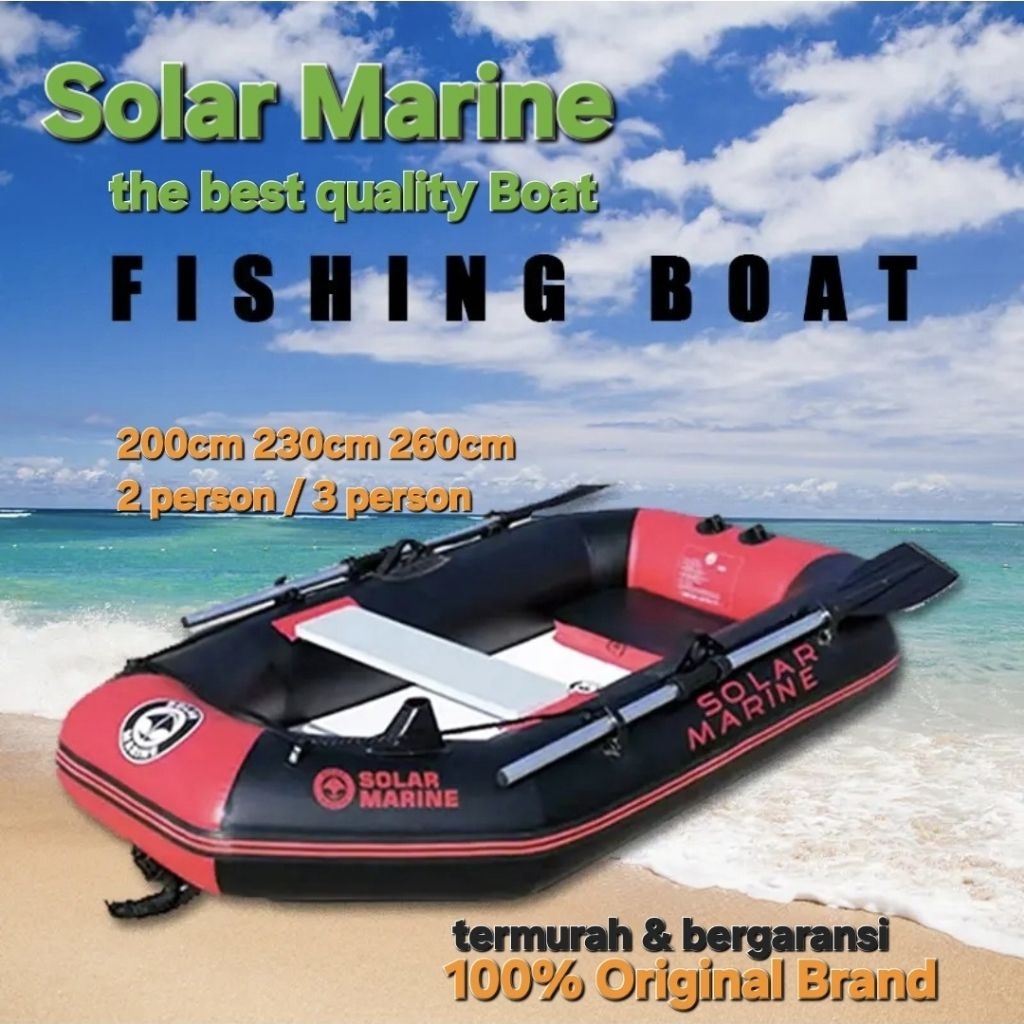 Perahu Karet Mancing / Inflatble Boat Solar Marine Original