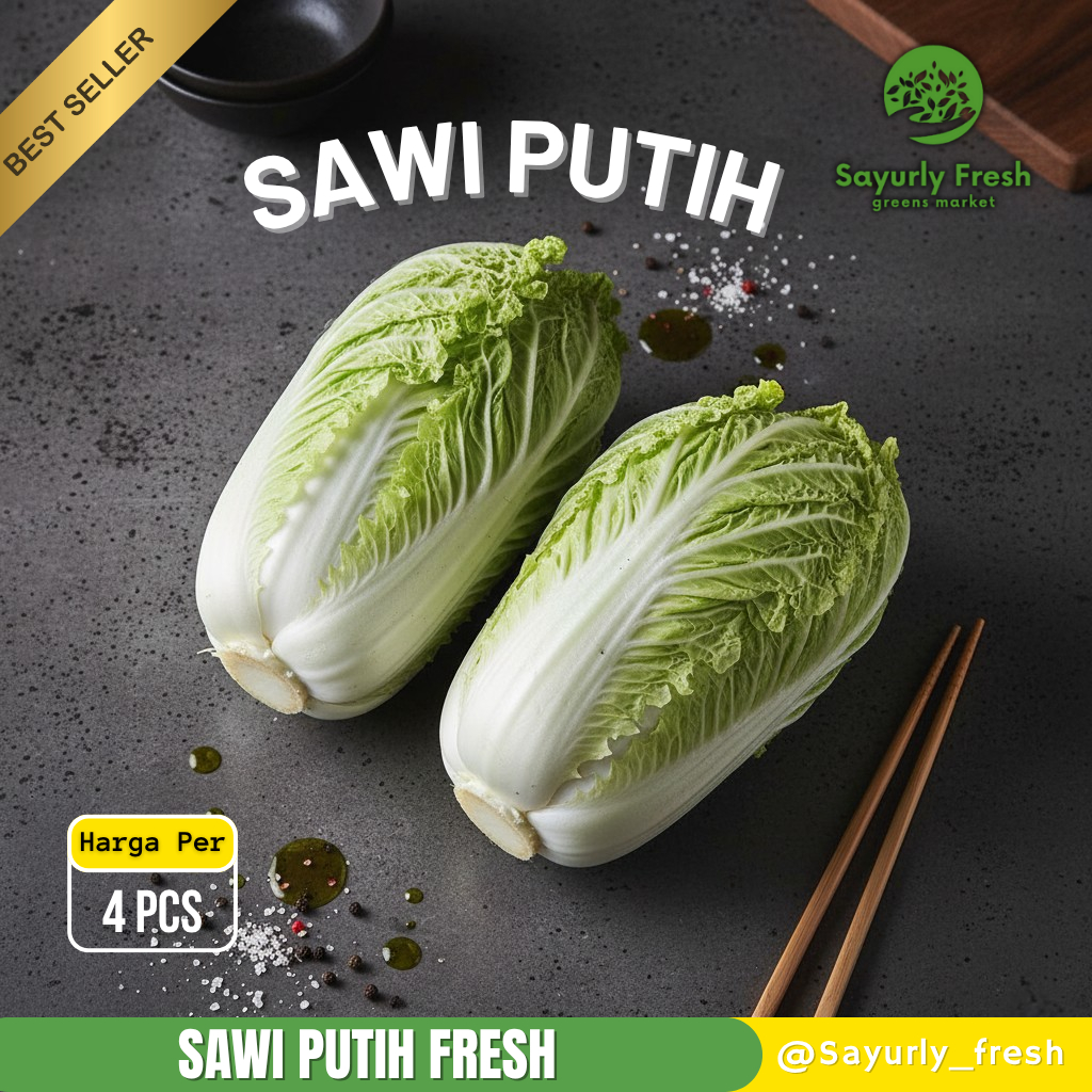 Sawi Putih Jumbo Fresh 1kg Sayuran Segar