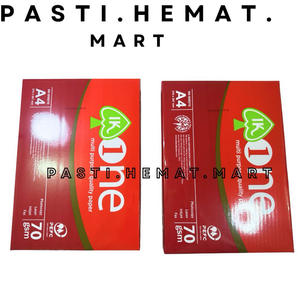 Kertas HVS A4 AONE | Kertas A4 70GSM Aone | 500 Lbr / Rim