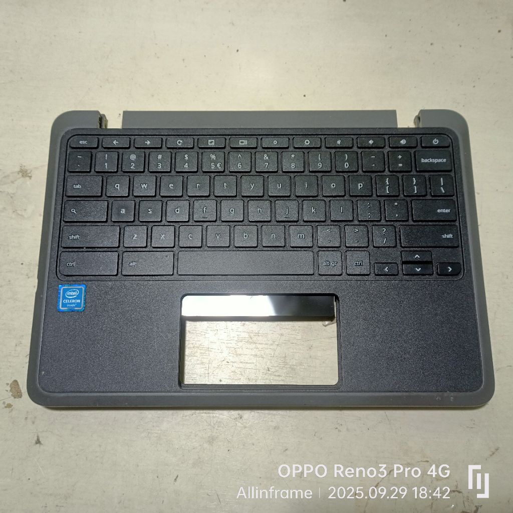 Frame + Keyboard laptop Acer Chromebook C732 C732T C733 C733T ORIGINAL NORMAL Minus karet nglupas