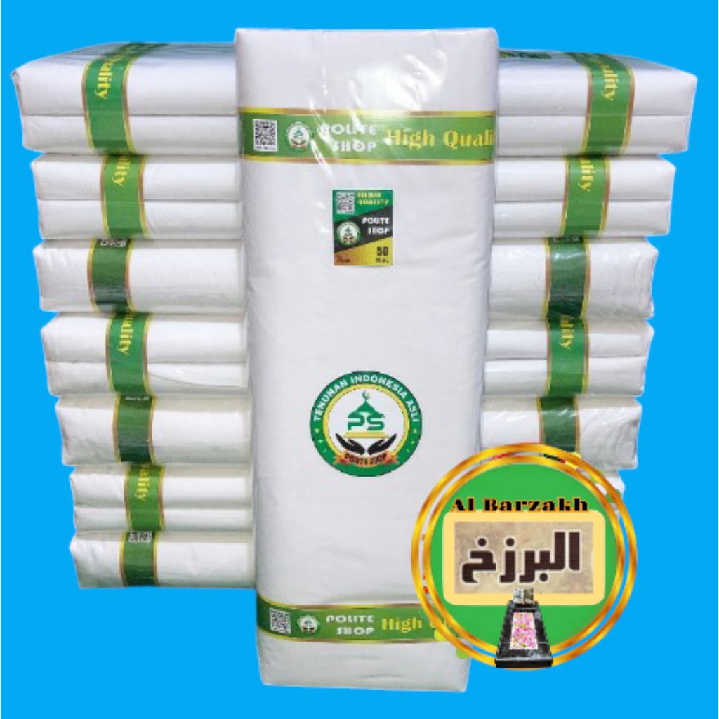 1roll Kain Kafan 150cm panjang 50m Kain kafan mori boeh KAIN KAFAN POLITESHOP ASLI