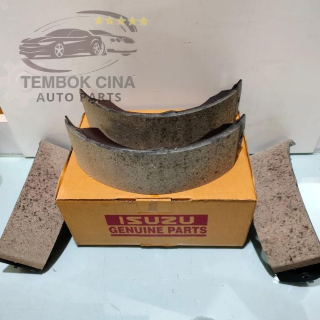 Kampas Rem Depan Belakang Brake Shoes Isuzu Elf NLR 55 Ori