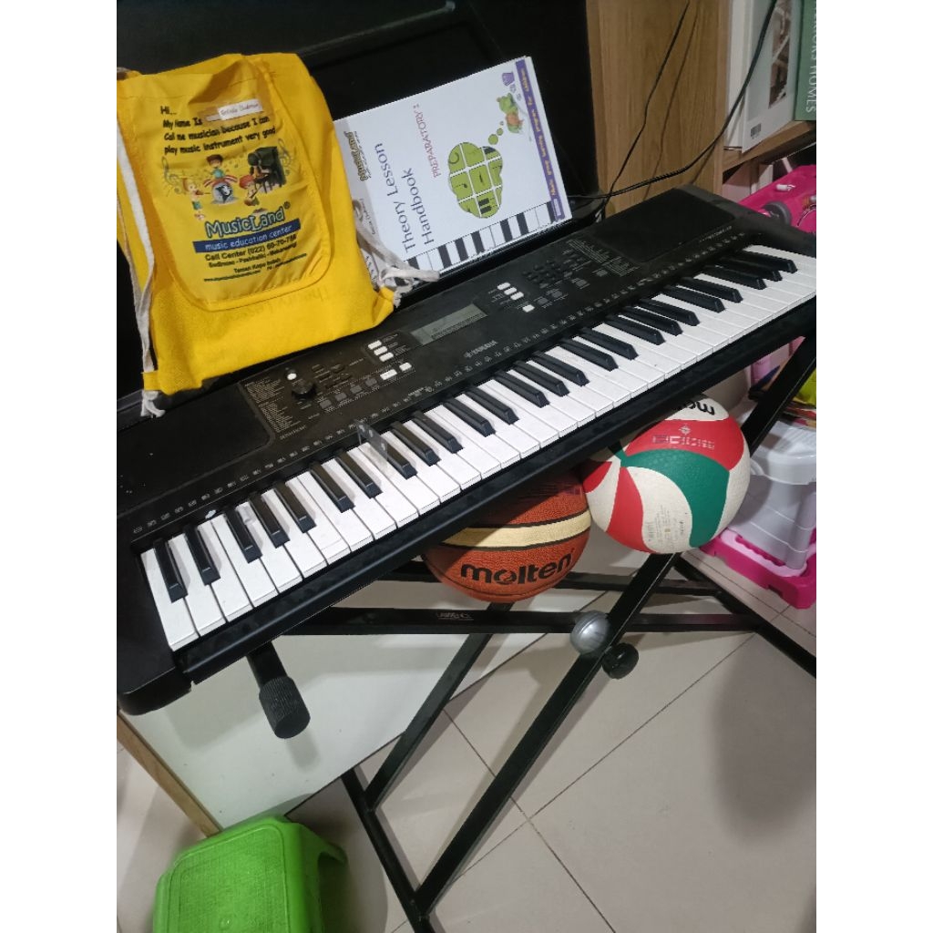 Yamaha psr e363 second mulus+stand keyboard bekas
