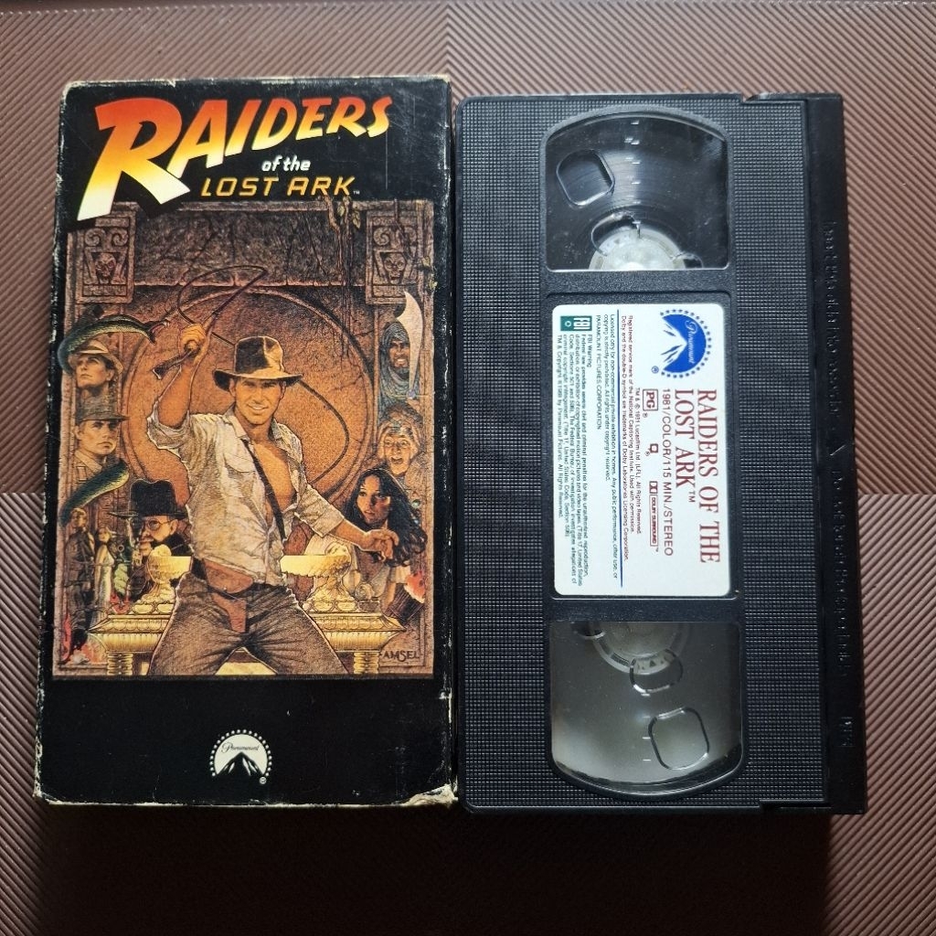 Kaset Film Vhs Raiders Of The Lost Ark Second