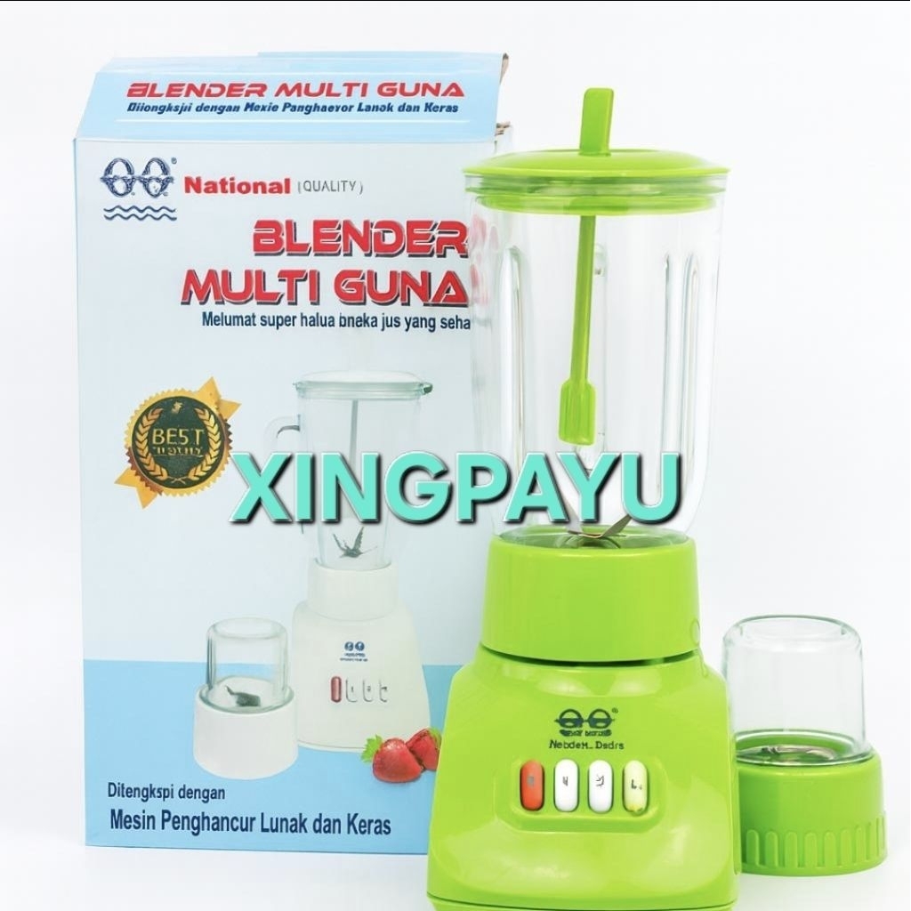 Blender Duo Kaca QQ National GMM 18 2 Gelas