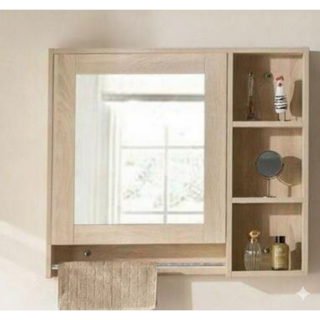 #kabinet kamar mandi #kabinet gantung kaca  kabinet aesthetic