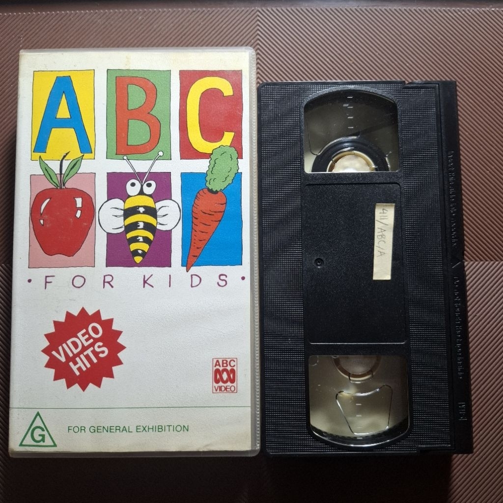 Kaset Film VHS ABC For Kids Second