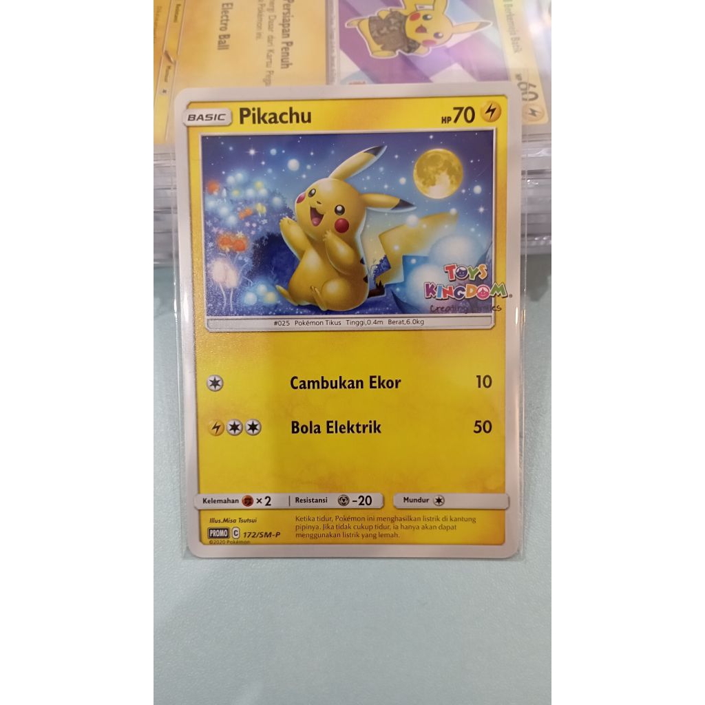 tcg pokemon ar/chr/v max/promo/special edition Pikachu toys Kingdom Indonesia