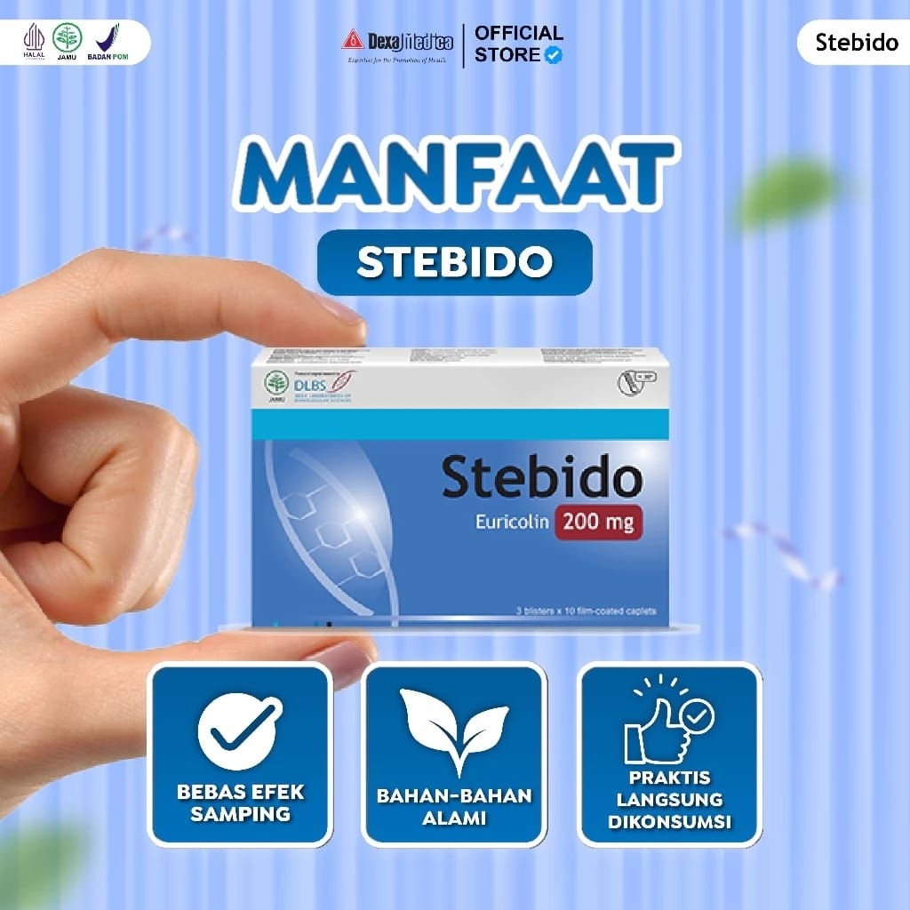 Stebido 30 Kaplet - Stebido 200 mg Bpom